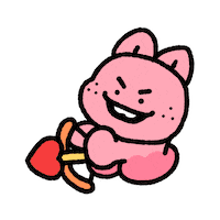 Character Love Sticker by mbitz