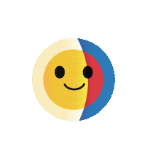 Very Happy Smile Sticker by PZL