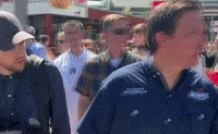 Ron Desantis Walking GIF by GIPHY News
