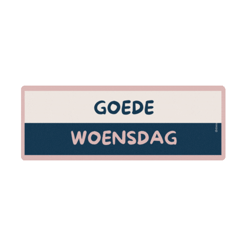 Woensdag Sticker by DOE Support