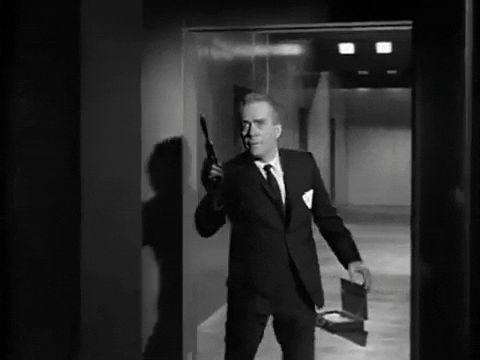 Napoleon Solo Vintage GIF