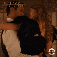Murdoch Mysteries Hug GIF by Ovation TV