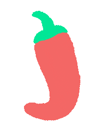 Hot Sauce Burn Sticker by Emily Redfearn