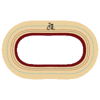 LVDetroit cycling velodrome lexus velodrome mad track cycling Sticker