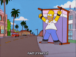 happy homer simpson GIF