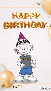 Happy Birthday 生日快樂 GIF by Zhot