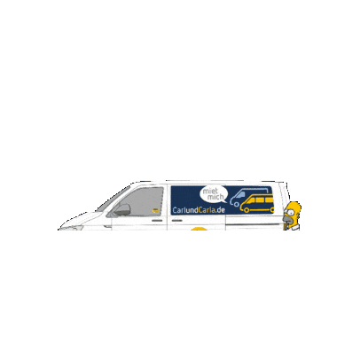 Homer Simpson Sticker by CarlundCarla.de