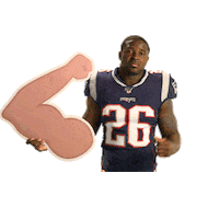 Sony Michel Reaction Sticker by New England Patriots