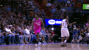 miami heat running GIF by NBA