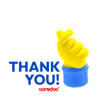 Happy Thanks Sticker by Ooredoo Maldives