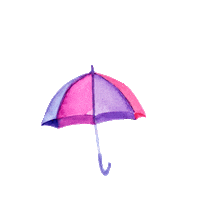Raining Singing In The Rain Sticker by Very Wonder