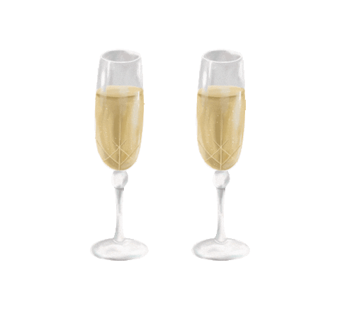 Cheers Celebrate Sticker by Royal Lancaster London