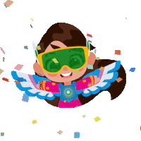 Happy Girl Sticker by Expo 2020 Dubai