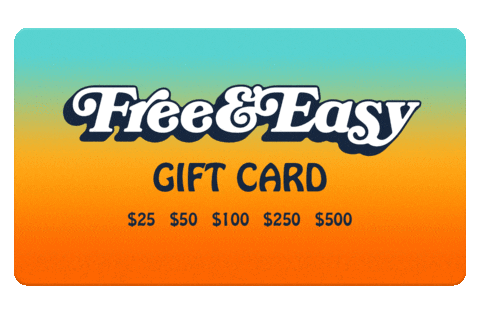 Gift Card Rainbow Sticker by Free & Easy