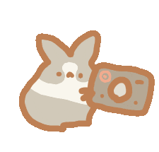 bearfootinc kawaii animal adorable bunny Sticker