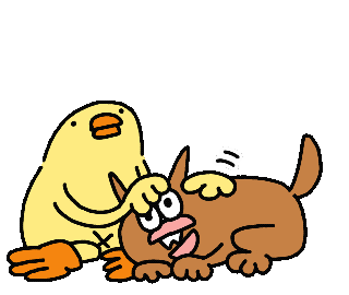 Bird Chicken Sticker by ぴょろりんちょ（ひよこ人間ぴよ）
