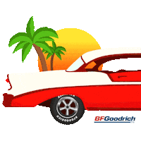 BFGoodrich tire tires classic car tyre Sticker