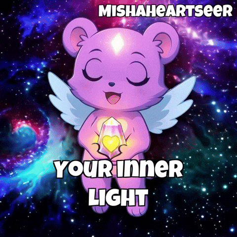Peace Glow GIF by MishaHeartseer