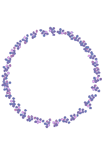 intujiena pink blue purple doodle Sticker