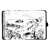 Ocean Book Sticker