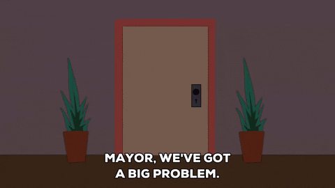 scared chef GIF by South Park 