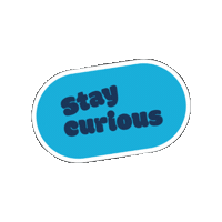 Curiosity Stay Curious Sticker by BrainPOP