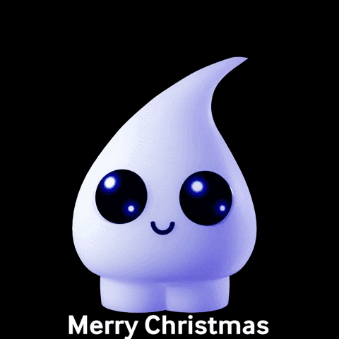 andyharbeck giphygifmaker christmas winston winston the christmas wisp GIF