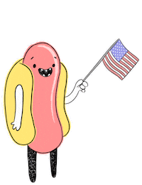 Independence Day Usa Sticker by CL
