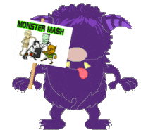 Monster Mash Gnome Sticker