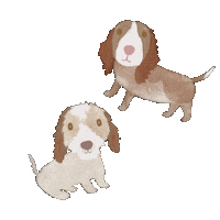 Dog Sticker by breadcrumbsclub