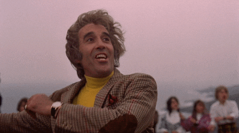 Christopher Lee dancing in the movie Wicker Man