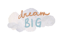 Clouds Dream Big Sticker