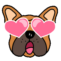 Dog Love Sticker by Ivo Adventures