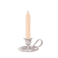Fire Candle Sticker by Zona E Home