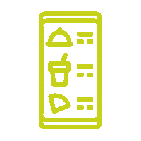 eat_marketing app order orderonline appdesign Sticker