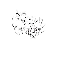 Korean Calligraphy Sticker