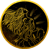 Gold Podcast Sticker by Laura Malina Seiler