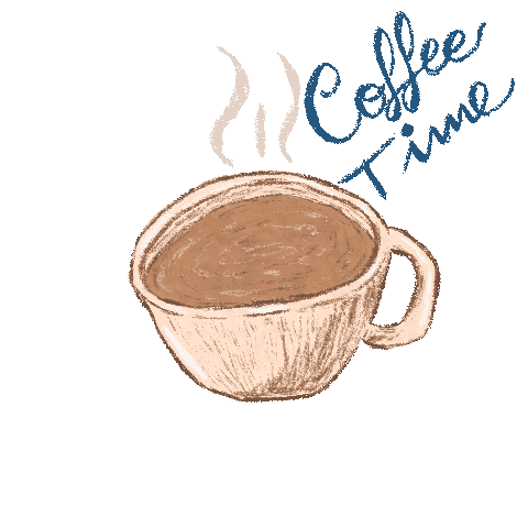 Coffee Morning Sticker