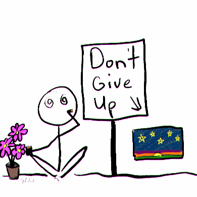 Smoking Weed Dont Give Up GIF by Stoner Stick People