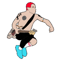 Red Hot Chili Peppers Love Sticker