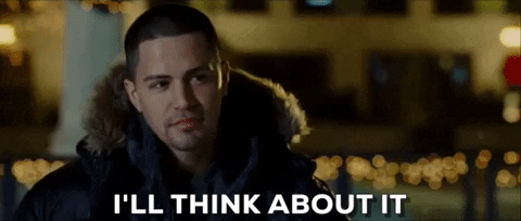 Ill Think About It Jay Hernandez GIF by filmeditor