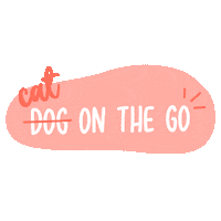 Sticker by dog on the go
