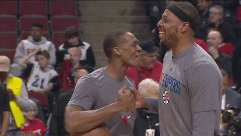 rajon rondo friends GIF by NBA