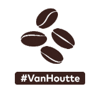Coffee Cafe Sticker by VanHoutte