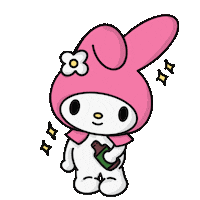 Rarehearts sanrio mymelody charls77 Sticker