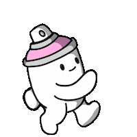 Graffiti Rosa Sticker