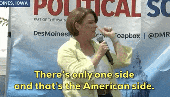 Amy Klobuchar 2020 Race GIF