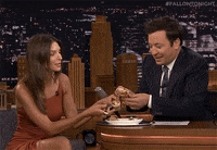 emily ratajkowski omg GIF by The Tonight Show Starring Jimmy Fallon