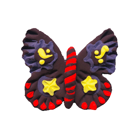Flower Butterfly Sticker