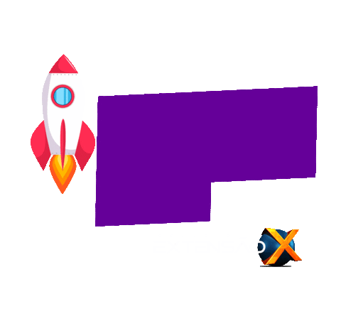 Foguete Aprovada Sticker by Colégio Extensão X e Xodó da Tia Joyce